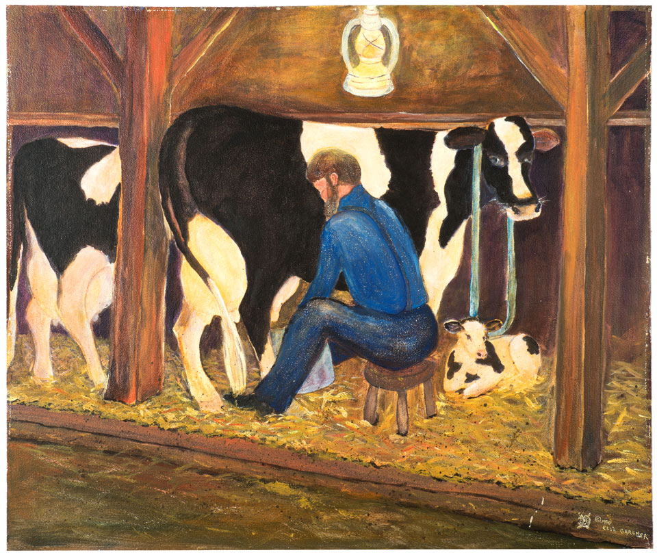 Amish Milking