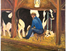 Amish Milking